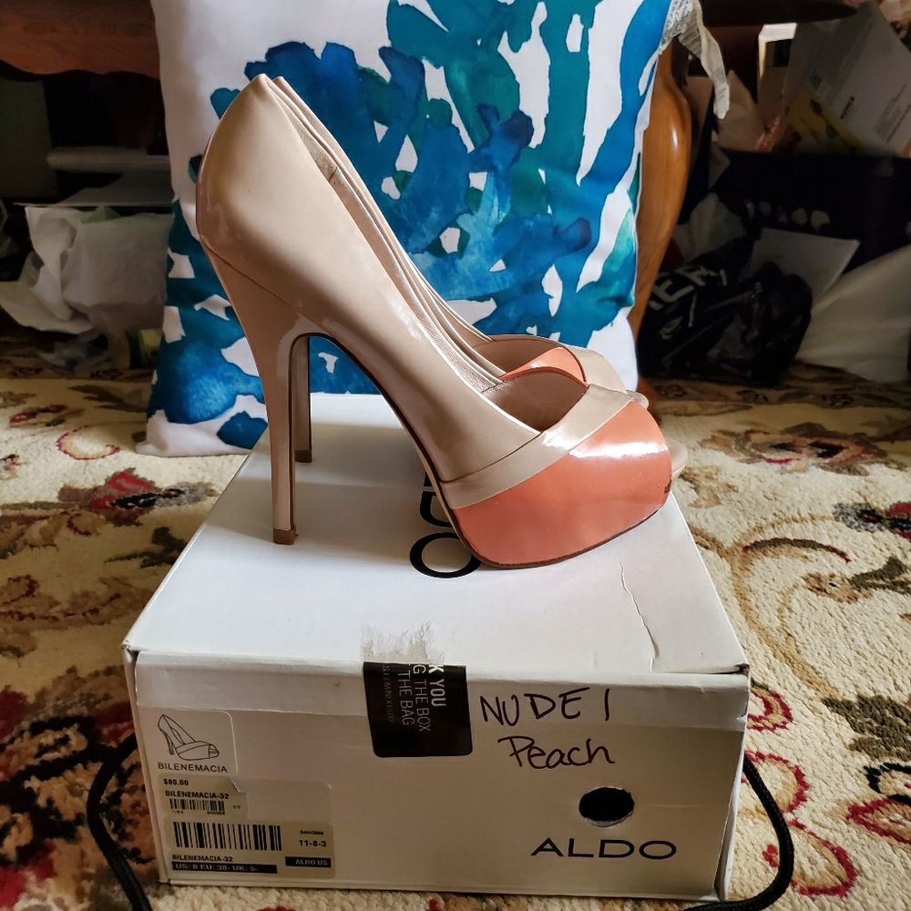 Aldo Latex Pump Heels